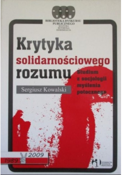 Krytyka solidarnościowego rozumu