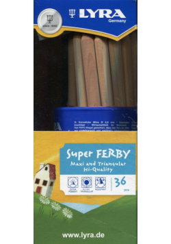 Lyra Kredki Super Ferby 36 sztuk