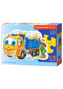 Puzze konturowe Little Sand Truck 15