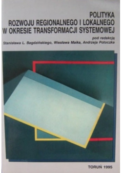 Polityka rozwoju regionalnego i lokalnego