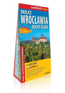 Comfort map Okolice Wrocławia 1 do 220 000 Mapa