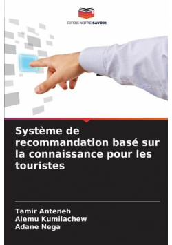 Système de recommandation basé sur la connaissance pour les touristes