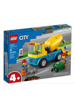 Lego CITY 60325 (8szt) Ciężarówka z betoniarką
