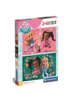 Puzzle 2x60 Super Kolor Alice`s Wonderland Bakery