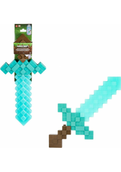 Minecraft Zaklęty Miecz Deluxe Role Play HNM78