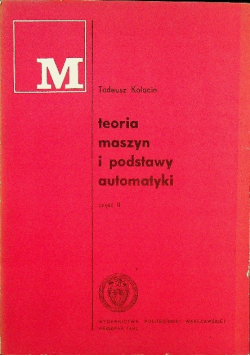 Teoria maszyn i podstawy automatyki