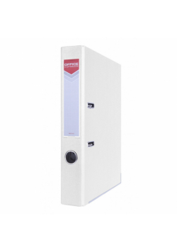 Segregator PP A4/55mm Officer z szyną Office Products biały