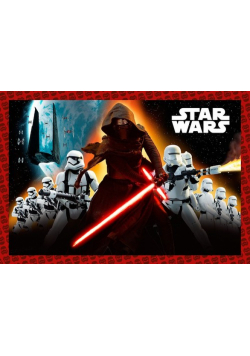 Podkład szkolny na biurko obustronny Star Wars 55x38 cm