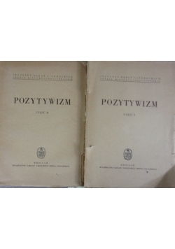 Pozytywizm, cz. 1-2
