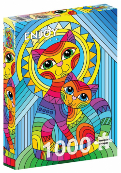 Puzzle 1000 Kot i kotek
