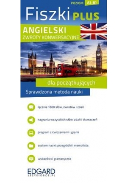 Angielski Fiszki PLUS Zwroty konwersacyjne dla początkujących, Nowa