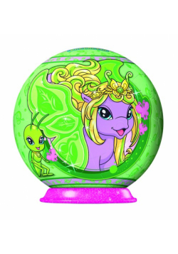 Puzzle 3D Filly Motylek 54 zielony