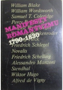 Manifest romantyzmu 1790-1830