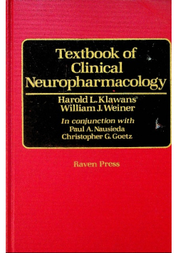 Textbook of clinical neuropharmacology