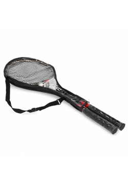 Zestaw do badmintona: 2 rakietki+lotka+pokrowiec