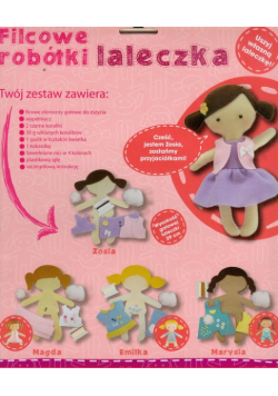 Filcowe robótki laleczka Zosia