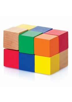 Drewniane klocki Puzzle