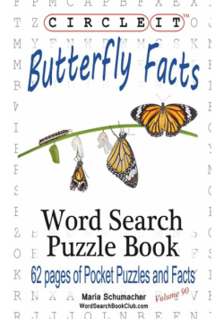 Circle It, Butterfly Facts, Word Search, Puzzle Book