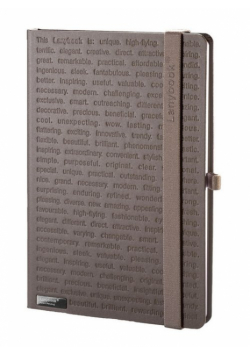 Notes A6 Lanybook The One Matra w kratkę brązowy