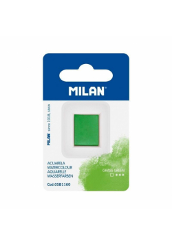 Farba akwarelowa w kostce zieleń traw MILAN