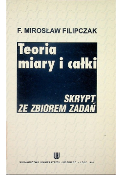 Teoria miary i całki
