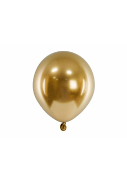 Balony Glossy złoty 12cm 50szt