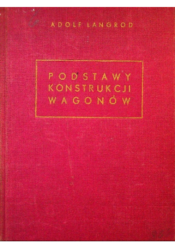 Langrod podstawy konstrukcji wagonów