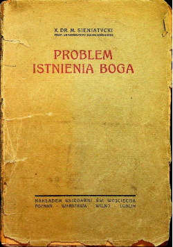 Problem istnienia Boga 1923 r.