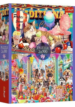 Puzzle 2x500 Puszyści przyjaciele MGL 37495