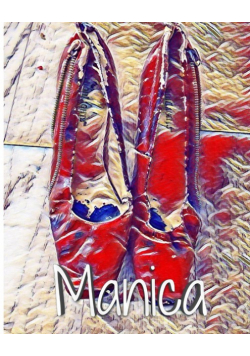 Manica Red Pumps Clinton in Blue Dress creative Journal coloring book