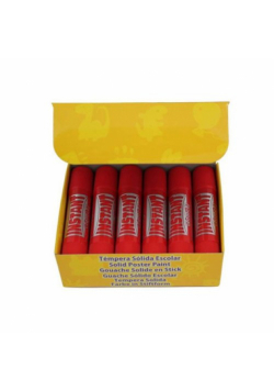 Farby w sztyfcie playcolor instant czerwony 12 sztuk