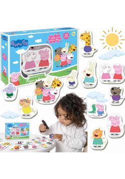 Magnesy świnaka Peppa i przyjaciele