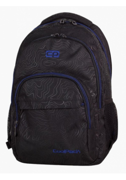 Plecak młodzieżowy CoolPack Basic Topography Blue 27L