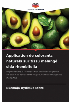 Application de colorants naturels sur tissu mélangé sida rhombifolia
