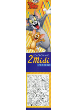 Kolorowanka midi Tom i Jerry