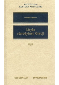 Liryka starożytnej Grecji