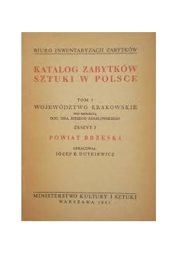 Katalog zabytków sztuki w Polsce, tom I zeszyt 3