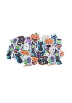 Naklejki z pianki Halloween 36szt