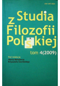 Studia z Filozofii Polskiej Tom 4