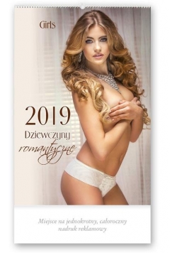 Kalendarz 2019 Reklamowy Dziewczny romantyczne RE5