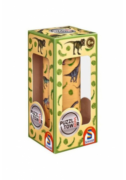 Puzzle Magnetyczna wieża 3D Dinozaury