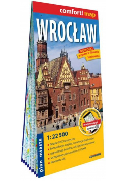 Wrocław - plan miasta 1:22 500 laminowany