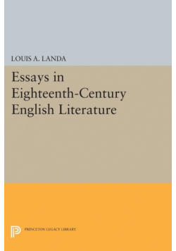 Essays in Eighteenth-Century English Literature
