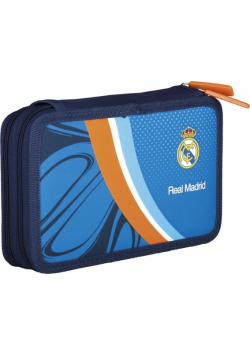 Piórnik podwójny z wyposażeniem Real Madrid