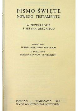 Nowy testament 1982
