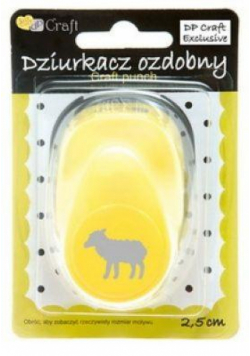Dziurkacz ozdobny do papieru 2,5cm owieczka