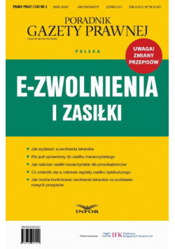 E-zwolnienia i zasiłki