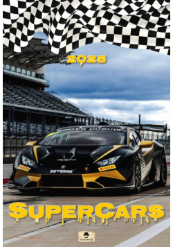 Kalendarz 2025 A3 ścienny Super Cars