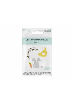 Zestaw wykrojników motywy Wielkanocne 5 szt.