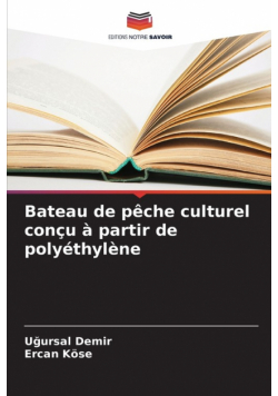 Bateau de pêche culturel conçu à partir de polyéthylène